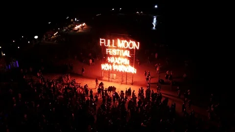 Fool Moon Party Stock-Footage 86591366