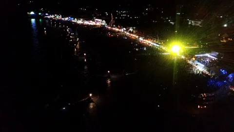 Fool Moon Party Stock Footage 86595843