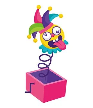 Fools day box Stock Illustration
