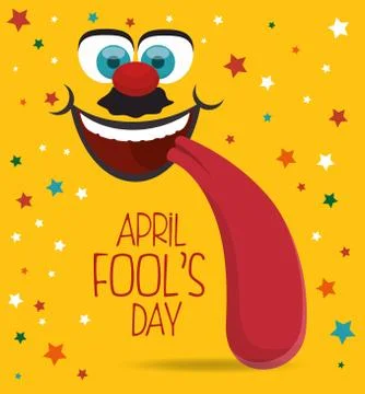 Fools day design Stock Illustration