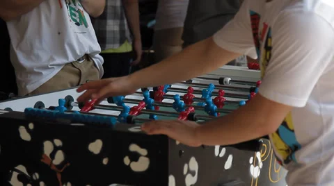 Foosball game Stock Footage 35240356