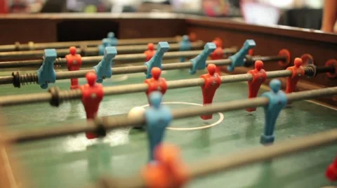 A Foosball Game Video stock 44267099