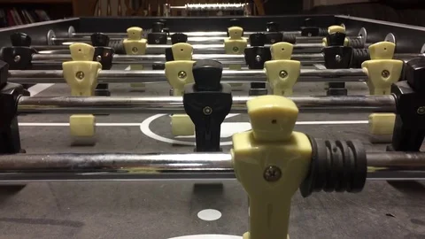 Foosball game, point of view Stock-Footage 70144581