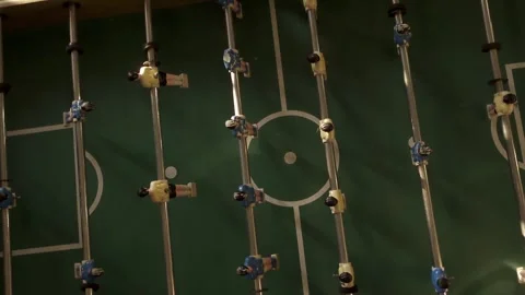 Foosball Game,Top Down,4K Video stock 318794635