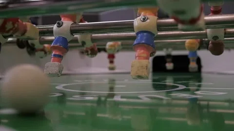 Foosball low in the table Stock-Footage 60633254