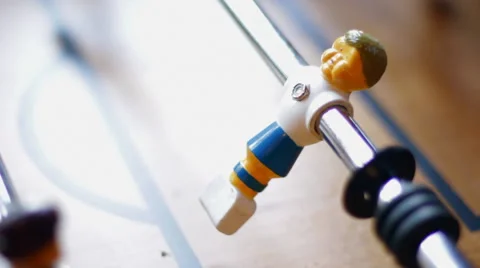 Foosball Player CU Stock Footage 45937694