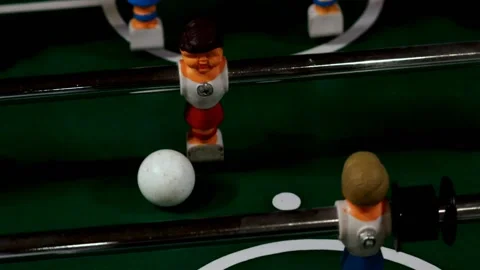 Foosball Shot - Close Up Stock Footage 136668701