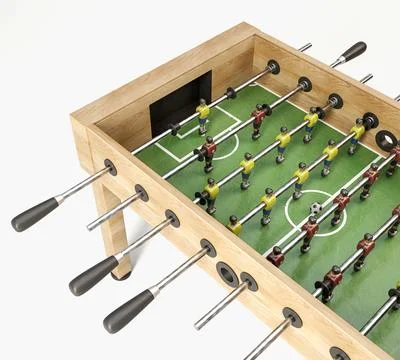 Foosball Table Stock Illustration