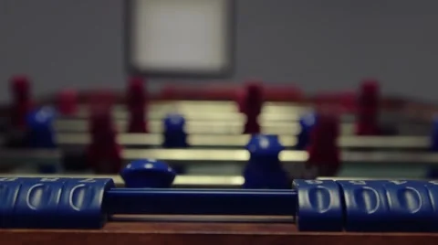 Foosball Table Score Keeper Stock Footage 47322982