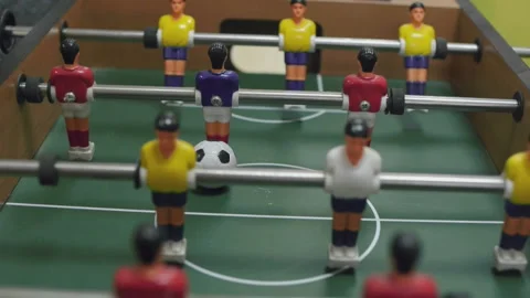 Foosball table, slow horizontal shot Stock Footage 194473621