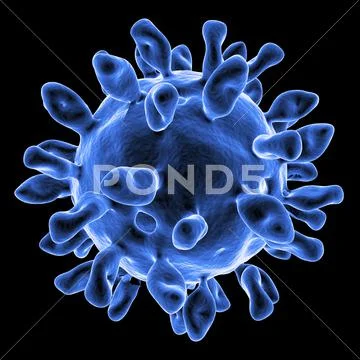 Foot-and-mouth disease virus Stock Illustration
