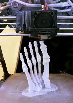 Foot Bones Printing Stock Photos