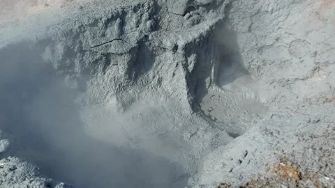 The foot of a breathing volcano Stock Footage 244801302