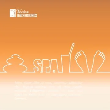 Foot care. Stock Illustration