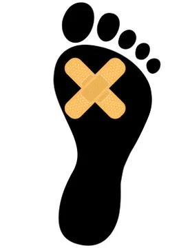 Foot care Stock Illustration