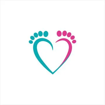 Foot care Logo Template vector icon illustration Stock Illustration