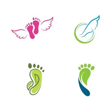 Foot Care Logo Template vector icon illustration Stock Illustration