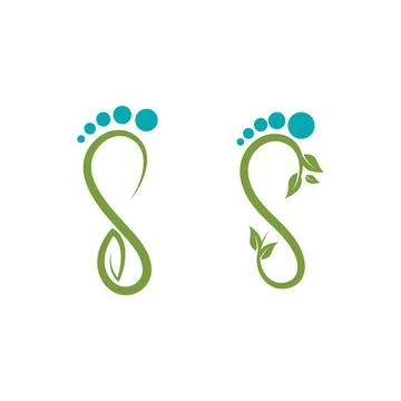 Foot Care Logo Template vector icon illustration Stock Illustration