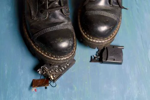 Foot Crashed Cell Photos