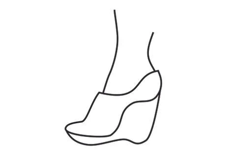 Foot design Stock Illustration