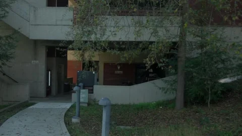 On Foot at Foothill College Experiencing Open Spaces and Campus Design Stock Footage 325493323