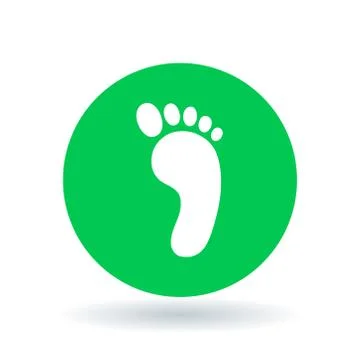 Foot icon Stock Illustration