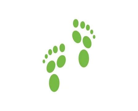 Foot ilustration Logo vector for business massage,therapist foot ilustrati... Stock Photos