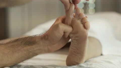 Foot massage Stock Footage 165507083