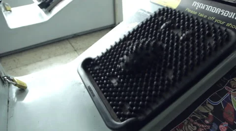 Foot massage machine Stock Footage 60260752