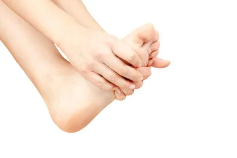Foot massage Stock Photos
