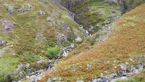 The foot of a mountain. Stock Footage 112805507