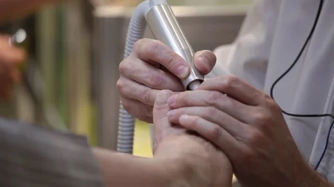 Foot nails polish Stock Footage 81013861