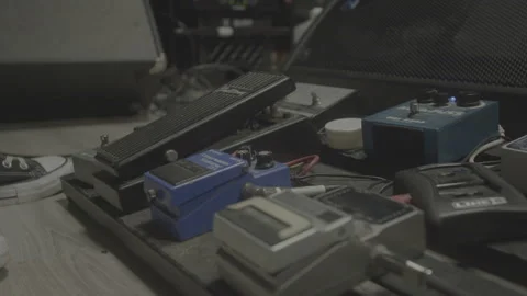 Foot Next to Drum Pedals Stock-Footage 165609452