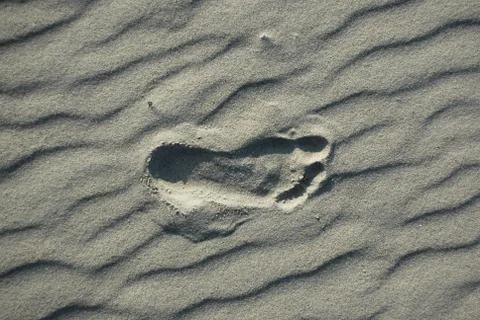 Foot print Stock Photos