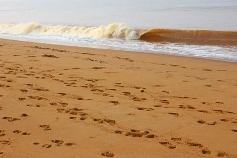 Foot print Stock Photos