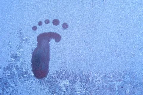 Foot print Stock Photos