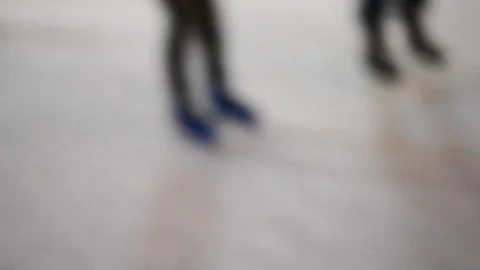Foot skating rink Stock Footage 86156545
