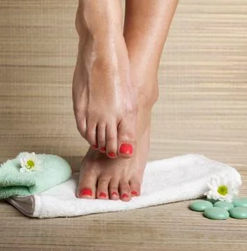 Foot Spa Background Stock Photos
