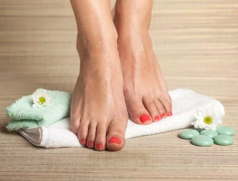 Foot Spa Background Stock Photos