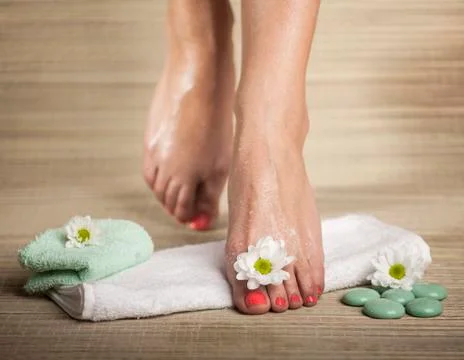 Foot Spa Background Stock Photos