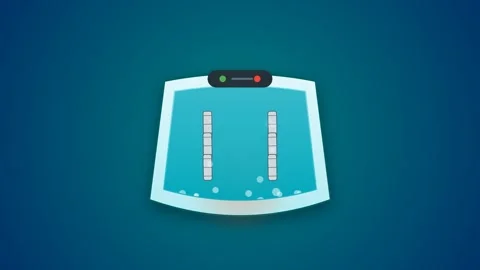 Foot Spa Device with Bubbling Water and Rotating Massage Rollers and Intern.. Stock Footage 346612853