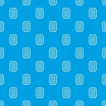 Foot sponge pattern vector seamless blue Stock Illustration