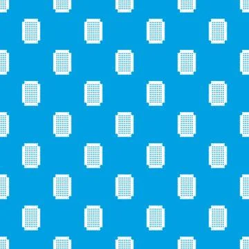 Foot sponge pattern vector seamless blue Stock Illustration