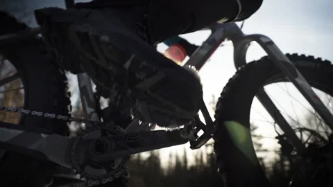 Foot Stepping Onto Pedal Stock Footage 243119286