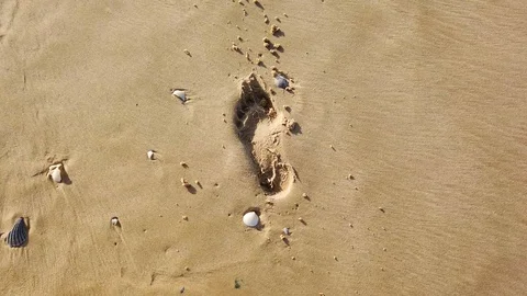Foot Steps to the Gold Coast Video stock 113095365