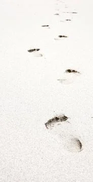 Foot steps Stock Photos