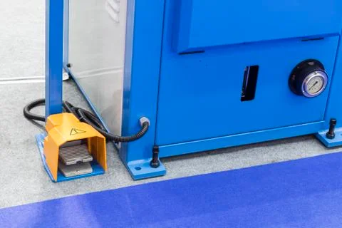 Foot Switch for start / Stop machine operation. Foto stock
