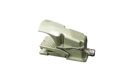 Foot Switch for start / Stop machine operation. Stock Photos