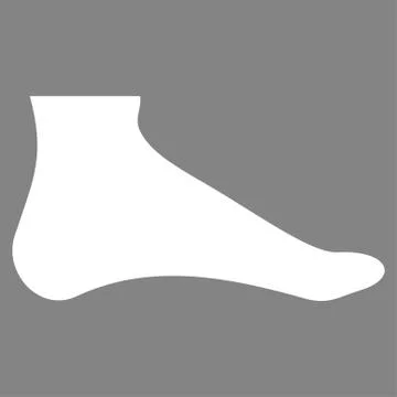 Foot Vector Icon Stock Illustration