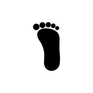 Foot vector logo icon design template illustration Stock Illustration